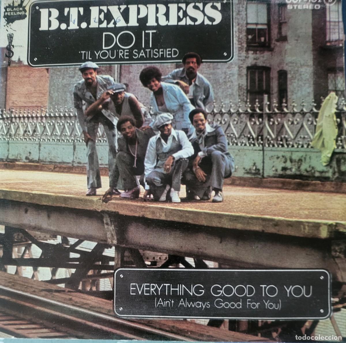 Discos de vinilo: B.T. Express single sello Zafiro editado en Espa&ntilde;a a&ntilde;o 1976 promocional...