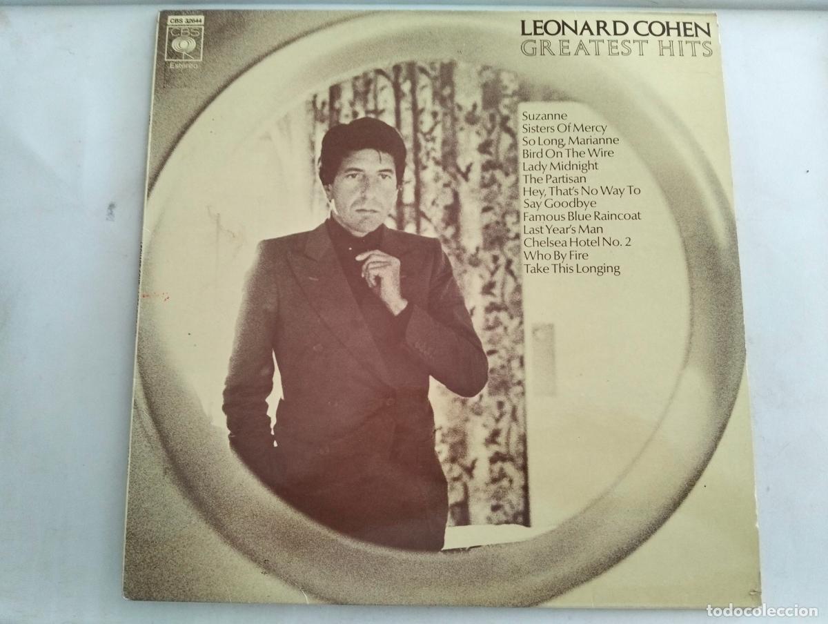 Discos de vinilo: LEONARD COHEN, DISCO LP GREATEST HITS, EDITADO CBS, A&Ntilde;O 1976