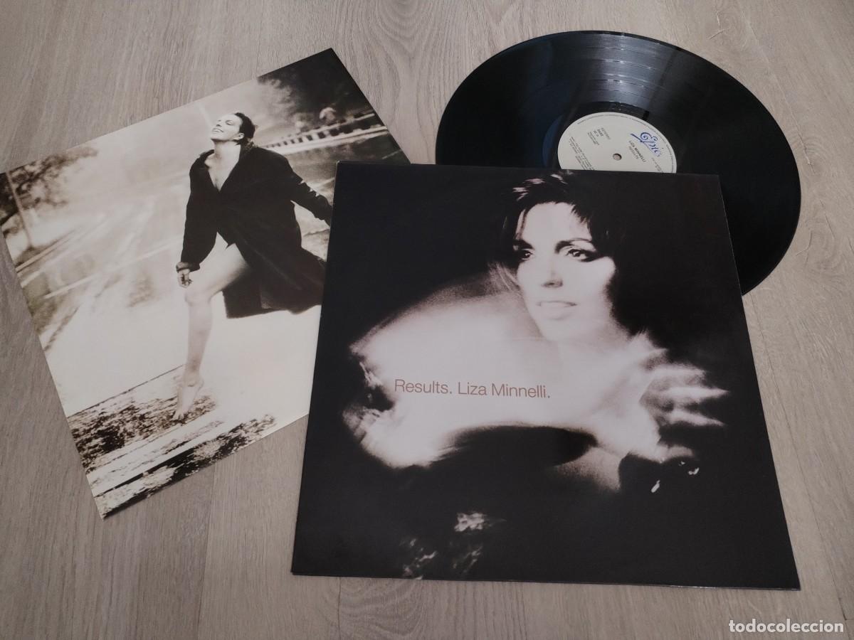 Discos de vinilo: LIZA MINNELLI - RESULTS ..LP DE 1989 - EPIC ( pet shop boys ) ..CONTIENE ENCARTE CON FOTO ..10 TEMAS