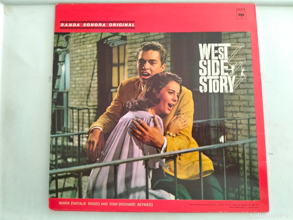 Discos de vinilo: WEST SIDE STORY, DISCO LP BANDA SONORA ORIGINAL, EDITADO CBS