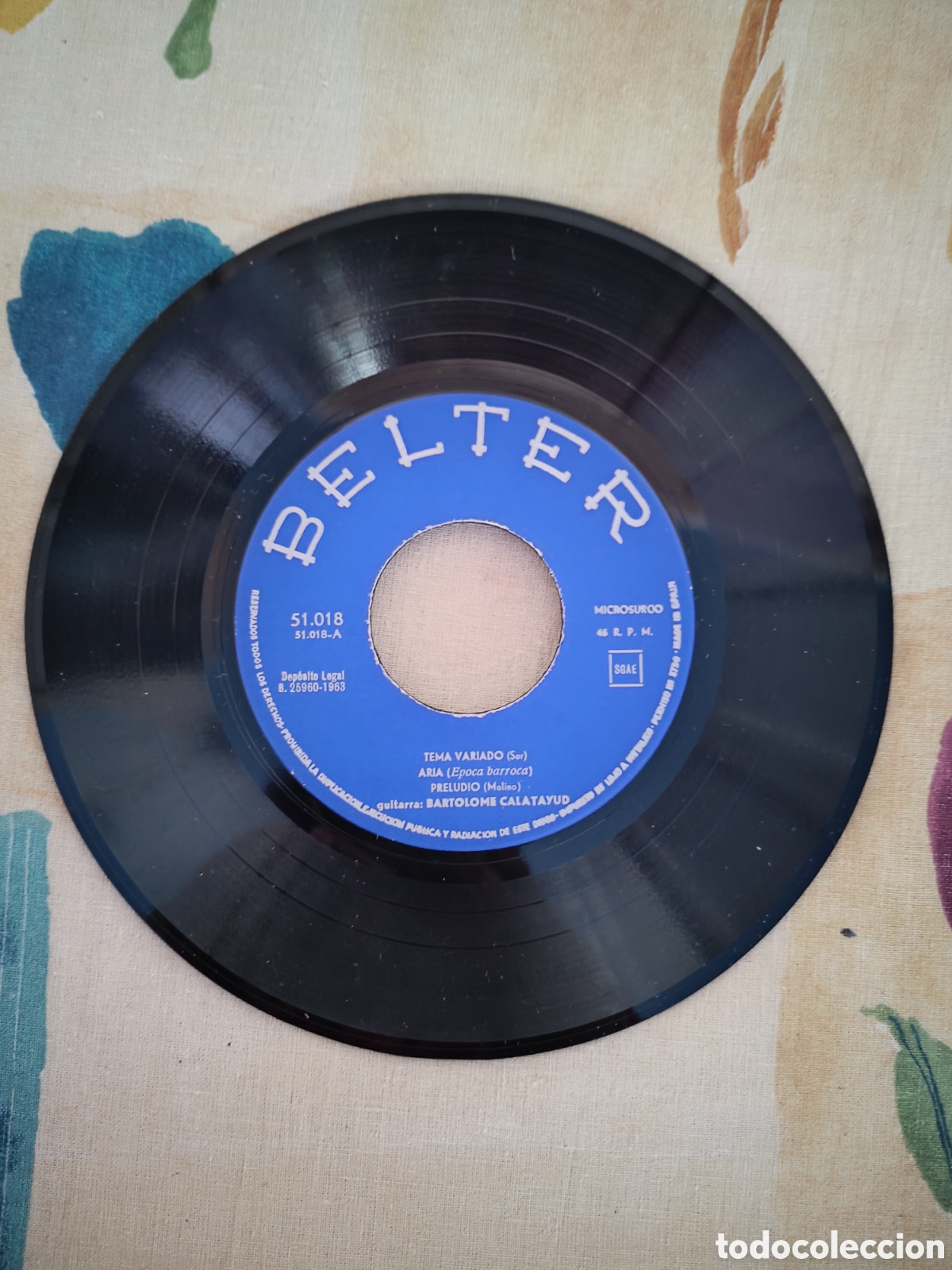 Discos de vinilo: Bartolom&eacute; Calatayud - Tema variado - Foto 3
