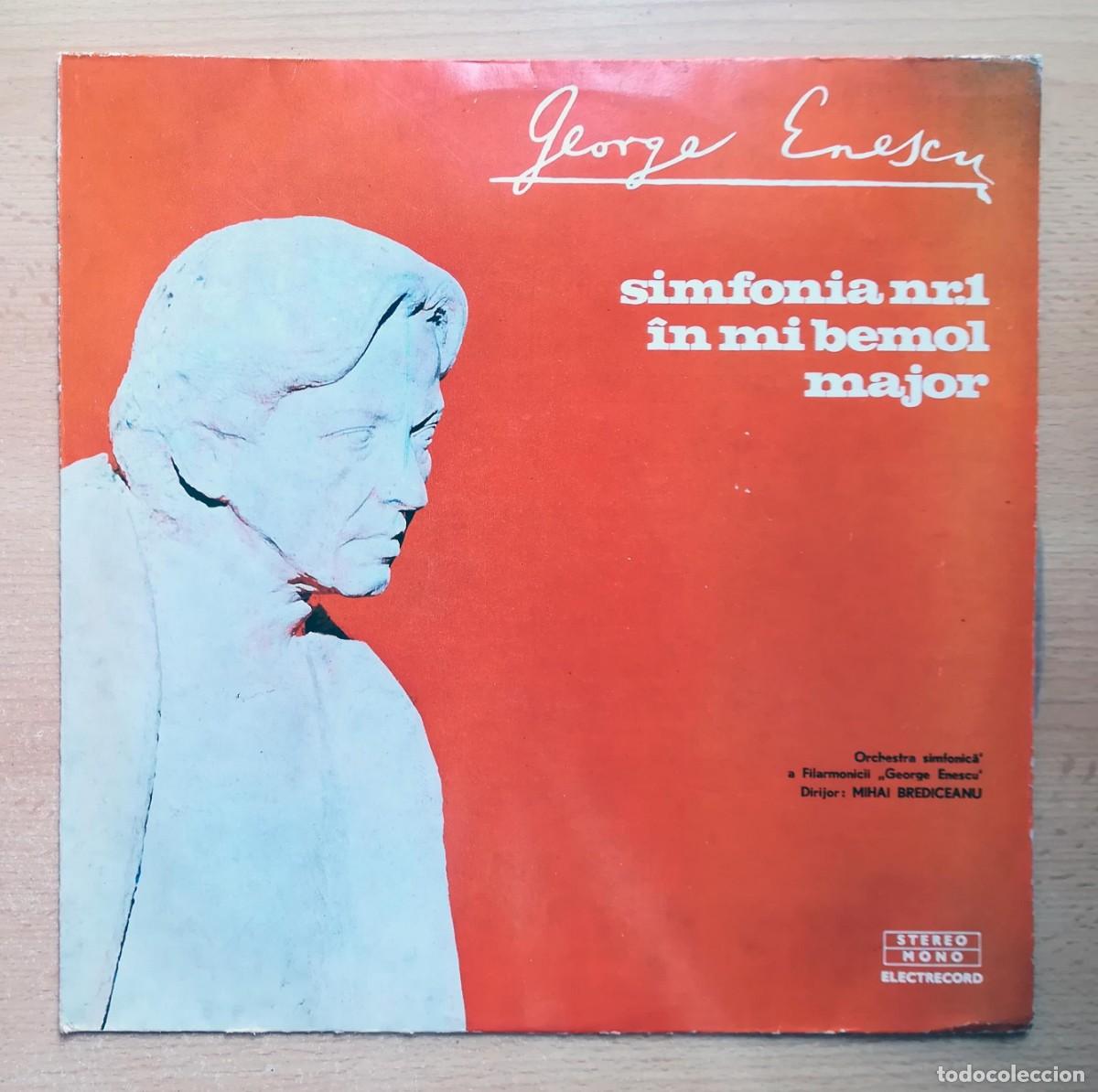 Discos de vinilo: George Enescu &ndash; Simfonia Nr. 1 &Icirc;n Mi Bemol Major, Op. 13. Mihai Brediceanu
