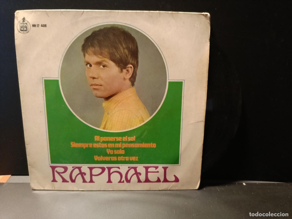 Discos de vinilo: RAPHAEL - AL PONERSE EL SOL + 3 - EP bso pepeto