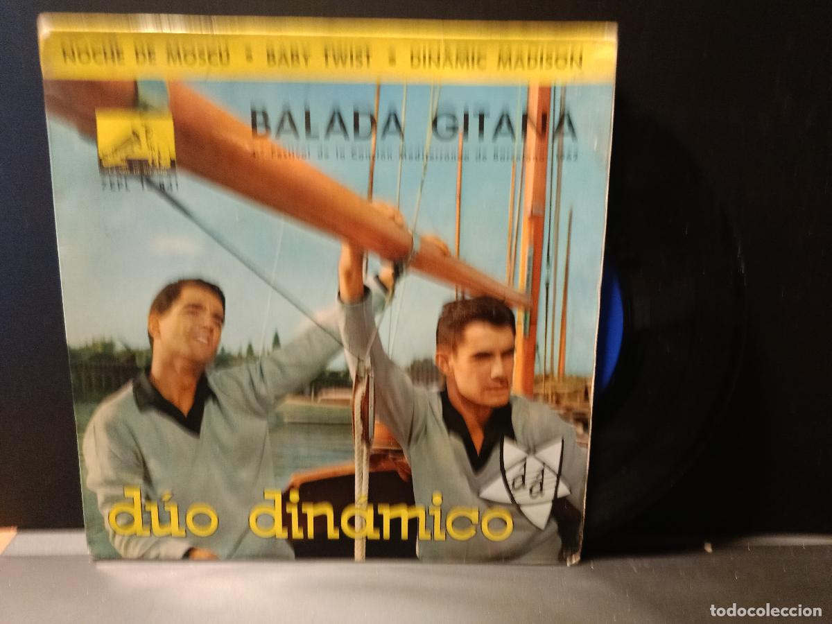 Discos de vinilo: EP d&uacute;o din&aacute;mico. balada gitana. noche de mosc&uacute;. baby twist. dinamic madison emi 1962 PEPETO