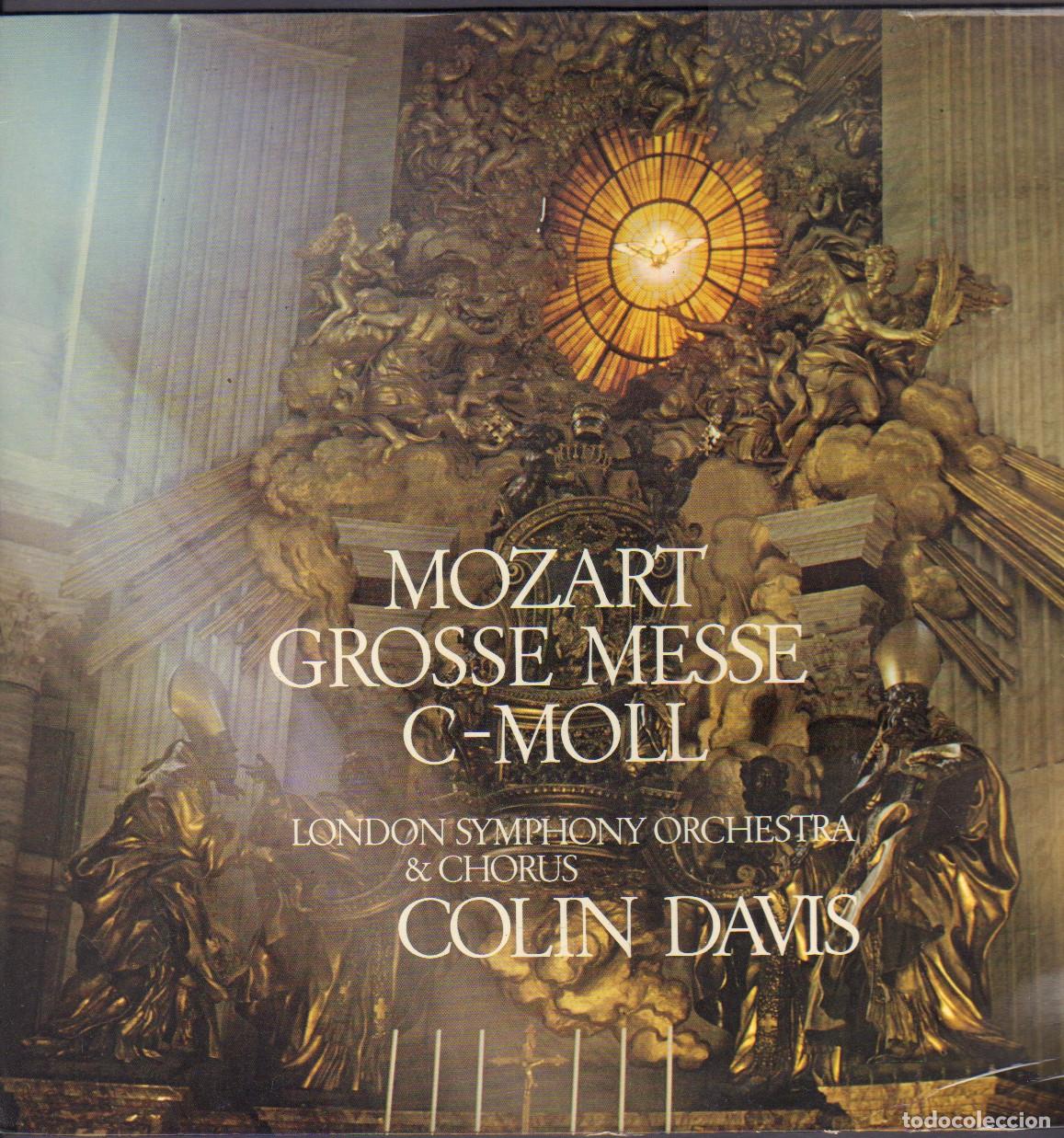 Discos de vinilo: MOZART - GROSSE MESSE C-MOLL / LONDON SYMPHONY ORCHESTRA / LP EX LIBRIS RF-25983