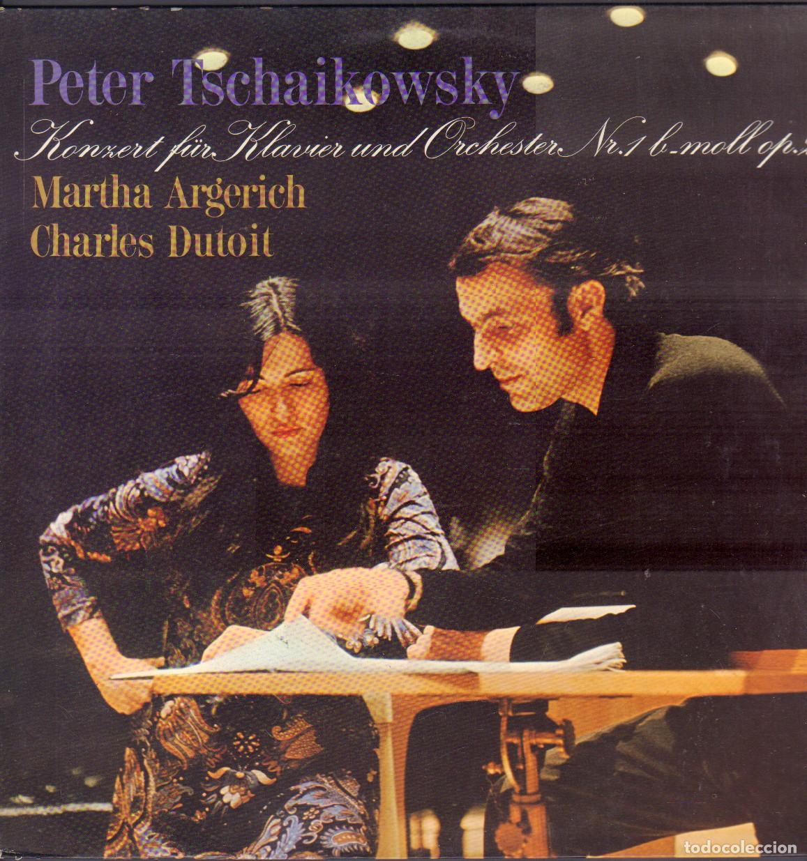 Discos de vinilo: PETER TSCHAIKOWSKY - MARTHA ARGERICH / CHARLES DUTOIT // LP EX LIBRIS 1977 RF-25985