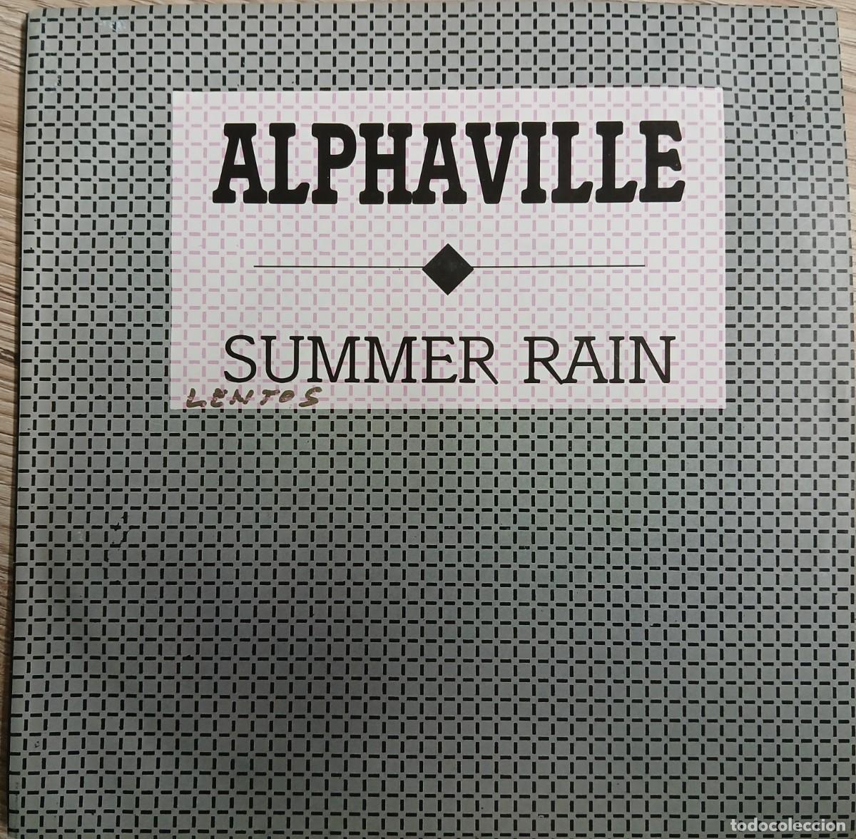 Discos de vinilo: DISCO VINILO SINGLE ALPHAVILLE (SUMMER RAIN) - Foto 1