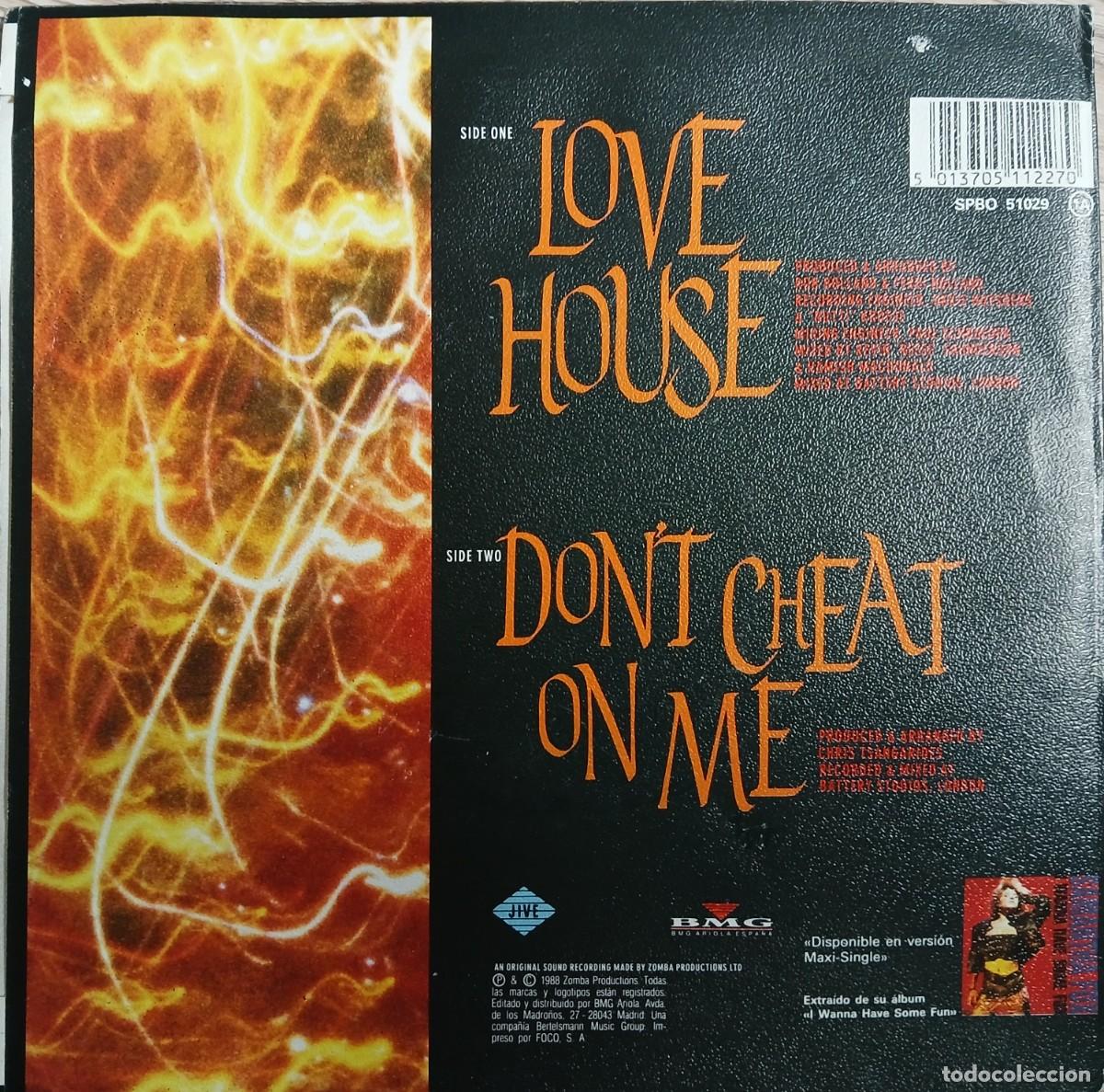 Discos de vinilo: DISCO VINILO SINGLE SAMANTHA FOX (LOVE HOUSE) - Foto 2