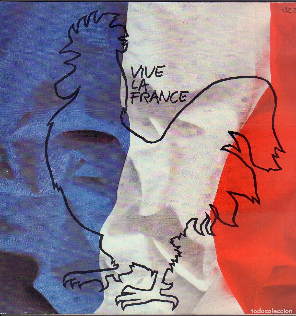 Discos de vinilo: VIVE LA FRANCE - GILBERT BECAUD, RICHARD ANTHONY, CHARLES TRENET.../ LP EMI 1974 RF-25998