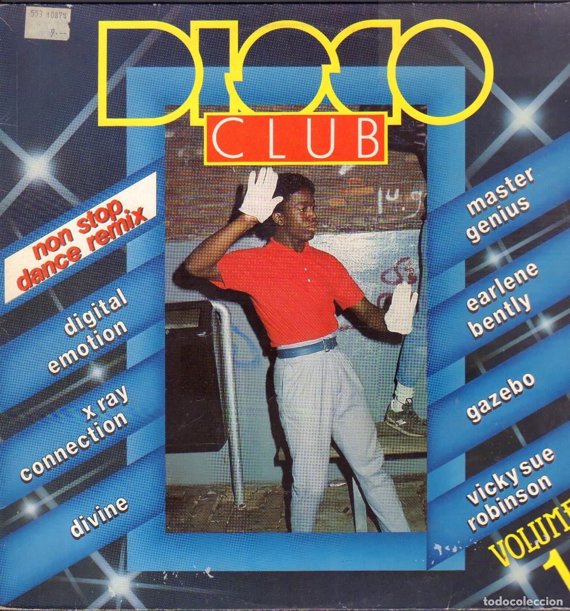 Discos de vinilo: DISCO CLUB VOL. 1 - MASTER GENIUS, EARLENE BENTLY, VICKY SUE ROBINSON.../ LP BREAK RF-26000
