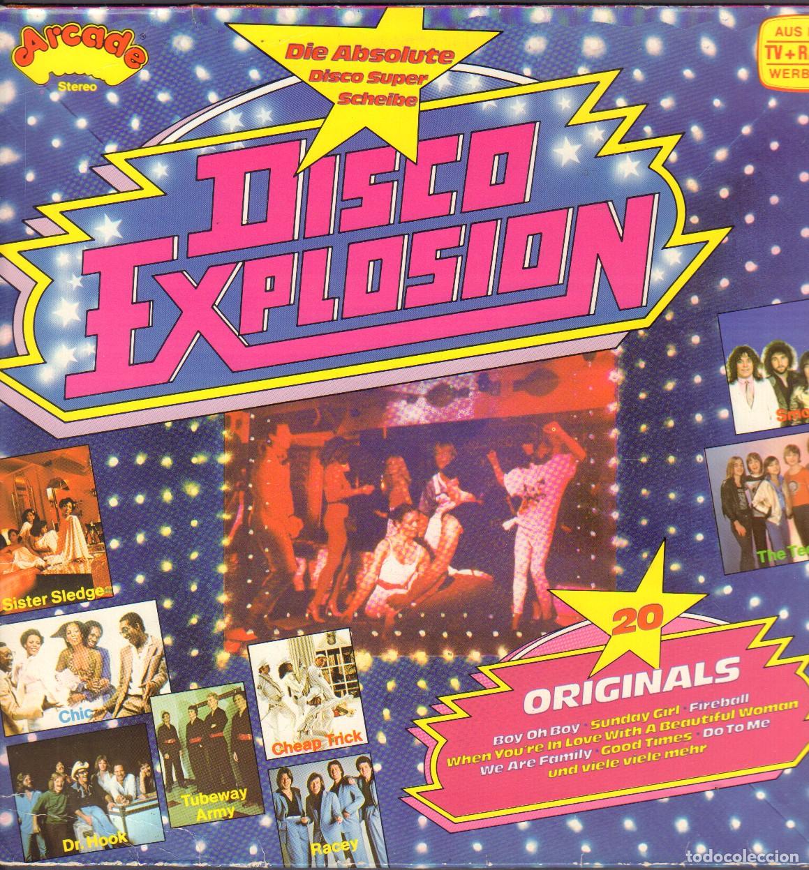 Discos de vinilo: DISCO EXPLOSION - BOY OH BOY, GOOD TIMES, SUNDA GIRL, DO TO ME.../ LP ARCADE 1979 RF-26003