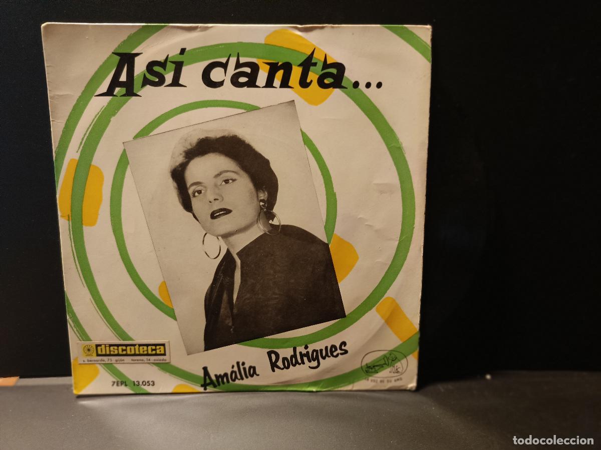 Discos de vinilo: SINGLE.AMALIA RODRIGUEZ.ASI CANTA.SELLO LA VOZ DE SU AMO.CIRCA 1966 pepeto