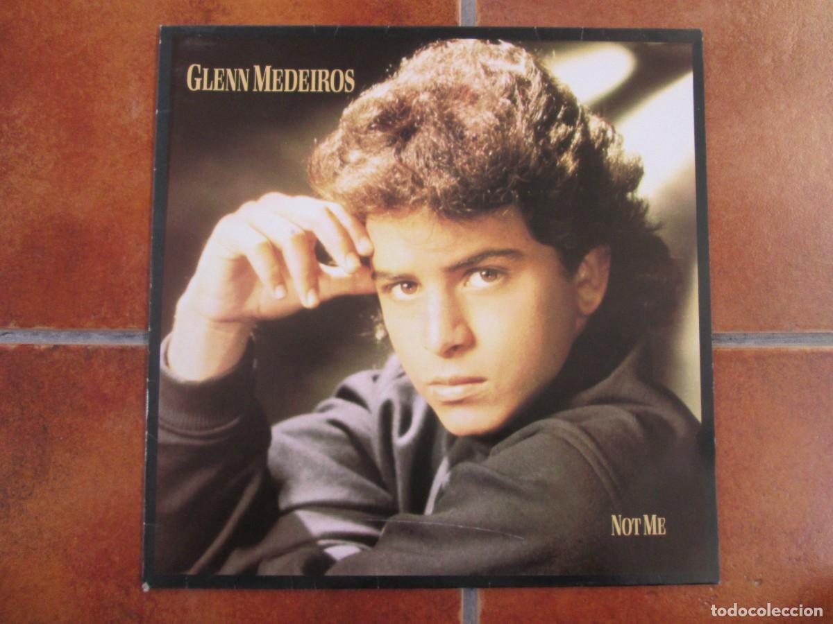 Discos de vinilo: GLENN MEDEIROS - Not Me. LP ed espa&ntilde;ola 12&rdquo; 1988. Especial Circulo lectores. Insert Magn&iacute;fico VG+/NM