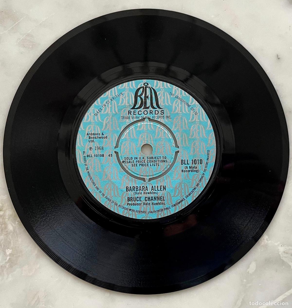 Discos de vinilo: BRUCE CHANNEL. BARBARA ALLEN / KEEP ON. SINGLE ORIGINAL UK 1968