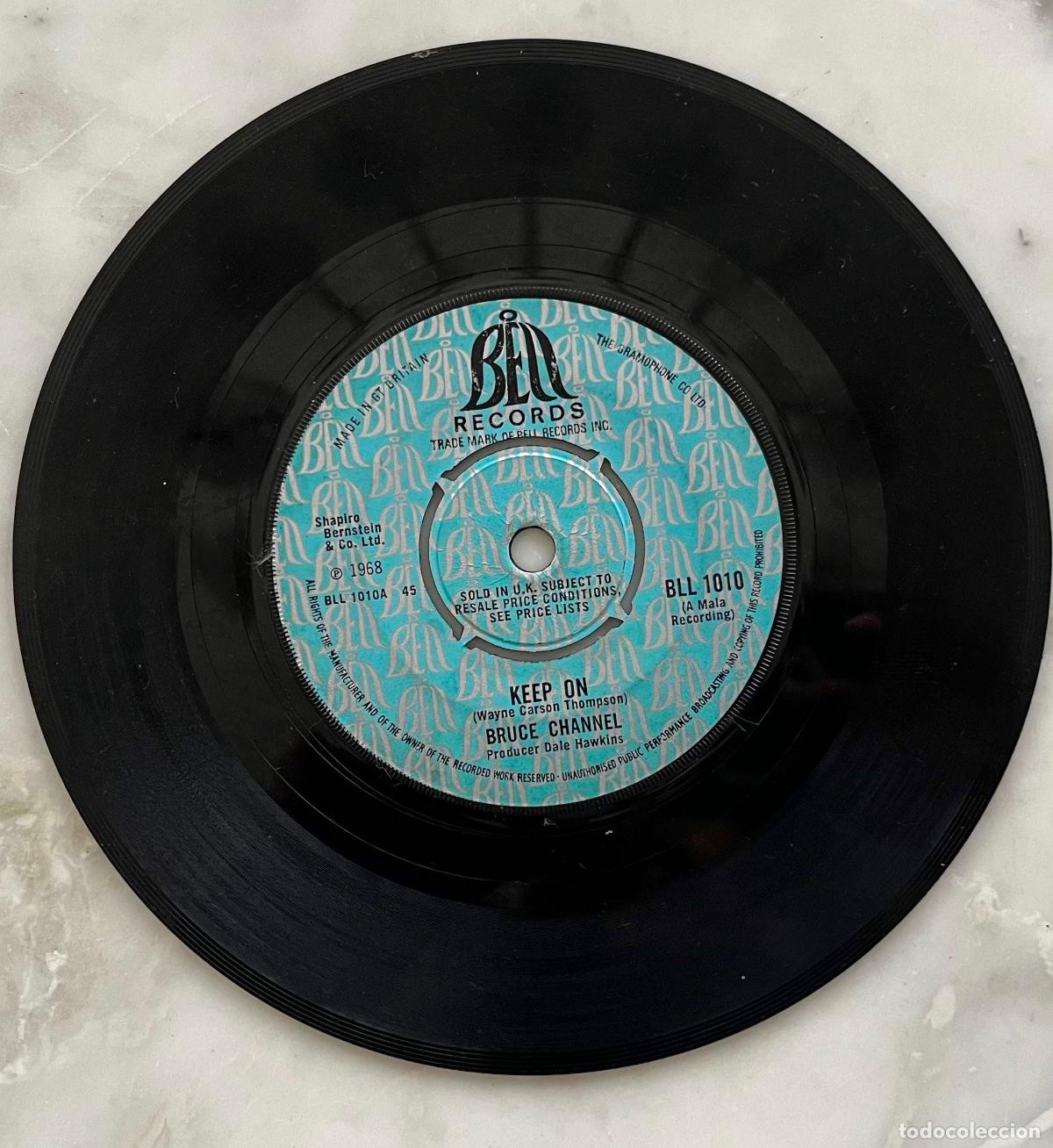 Discos de vinilo: BRUCE CHANNEL. KEEP ON/ BARBARA ALLEN. SINGLE ORIGINAL UK 1968
