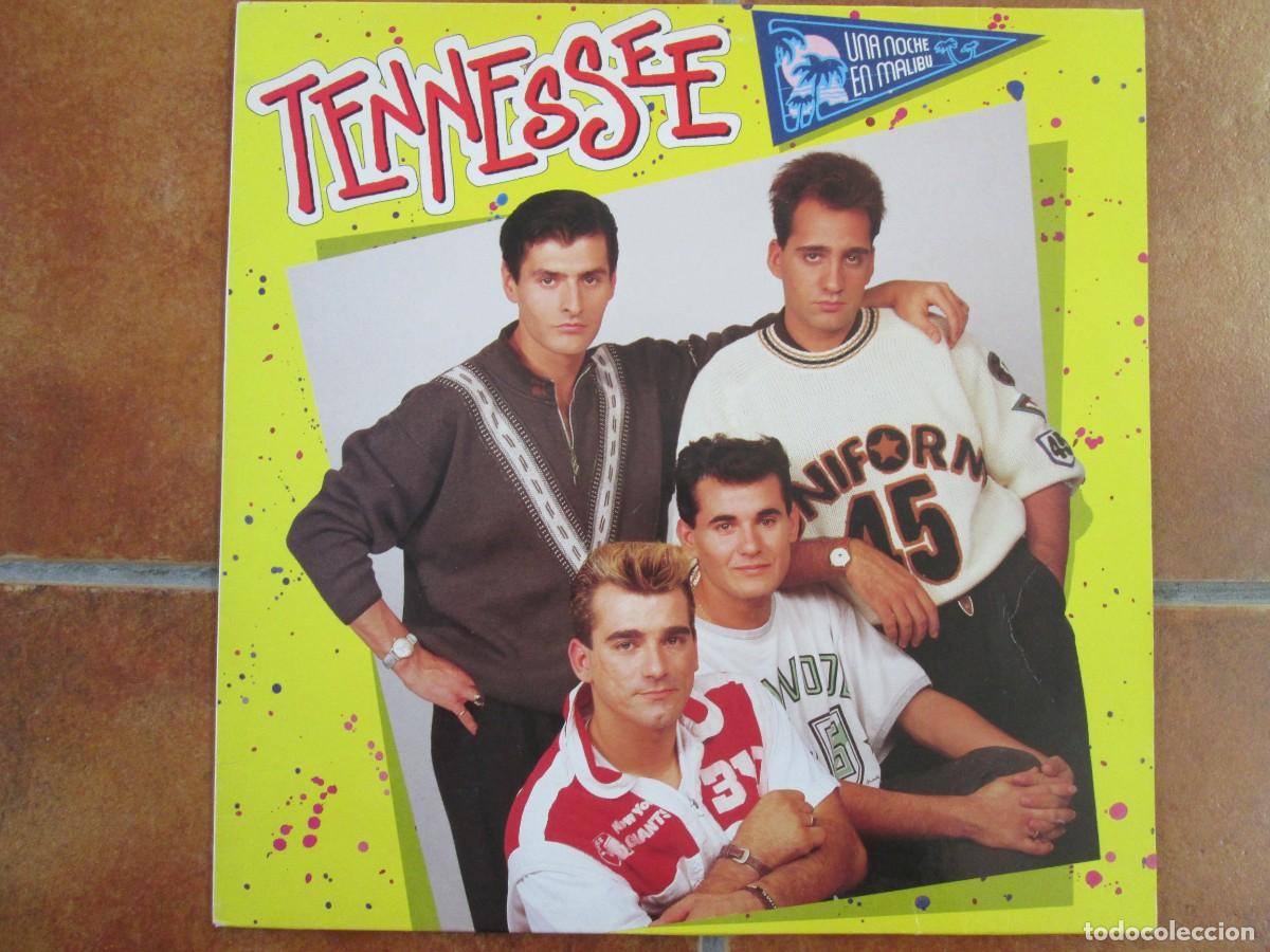 Discos de vinilo: TENNESSEE - Una Noche en Malib&uacute;. LP, ed espa&ntilde;ola 123&rdquo; 1989. Insert. Magn&iacute;fico estado (VG+/NM)