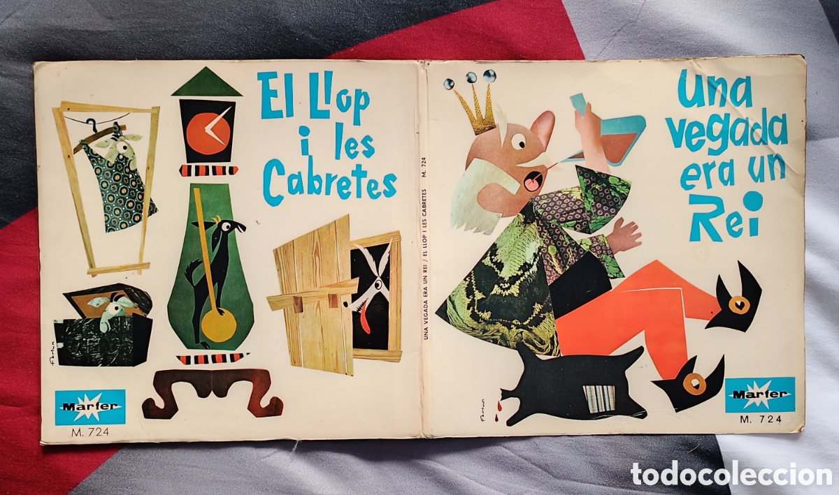 Discos de vinilo: Una vegada era un Rei/El llop i les cabretes