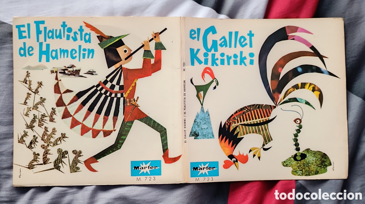 Discos de vinilo: El Gallet Kikiriki/El flautista de Hamelin