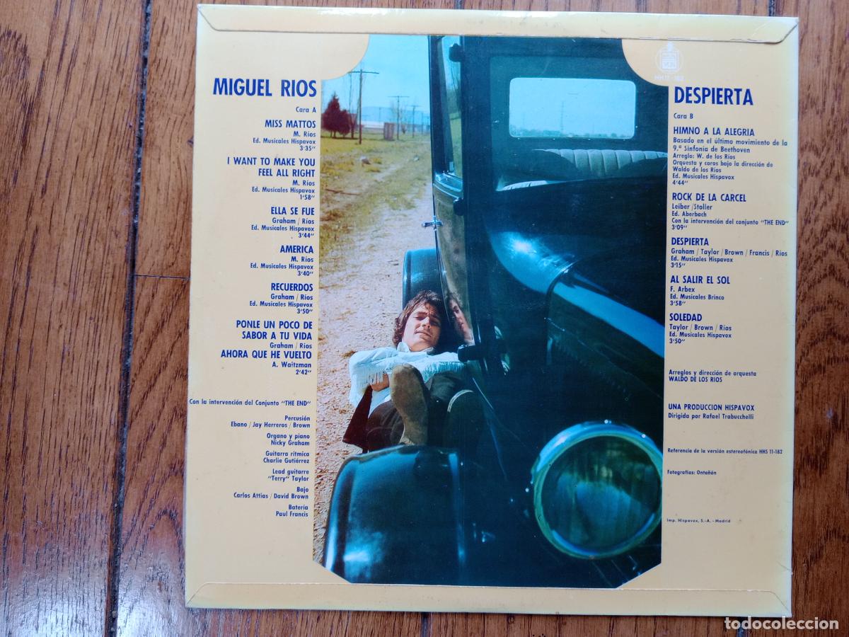 Discos de vinilo: Miguel R&iacute;os - despierta - Foto 2