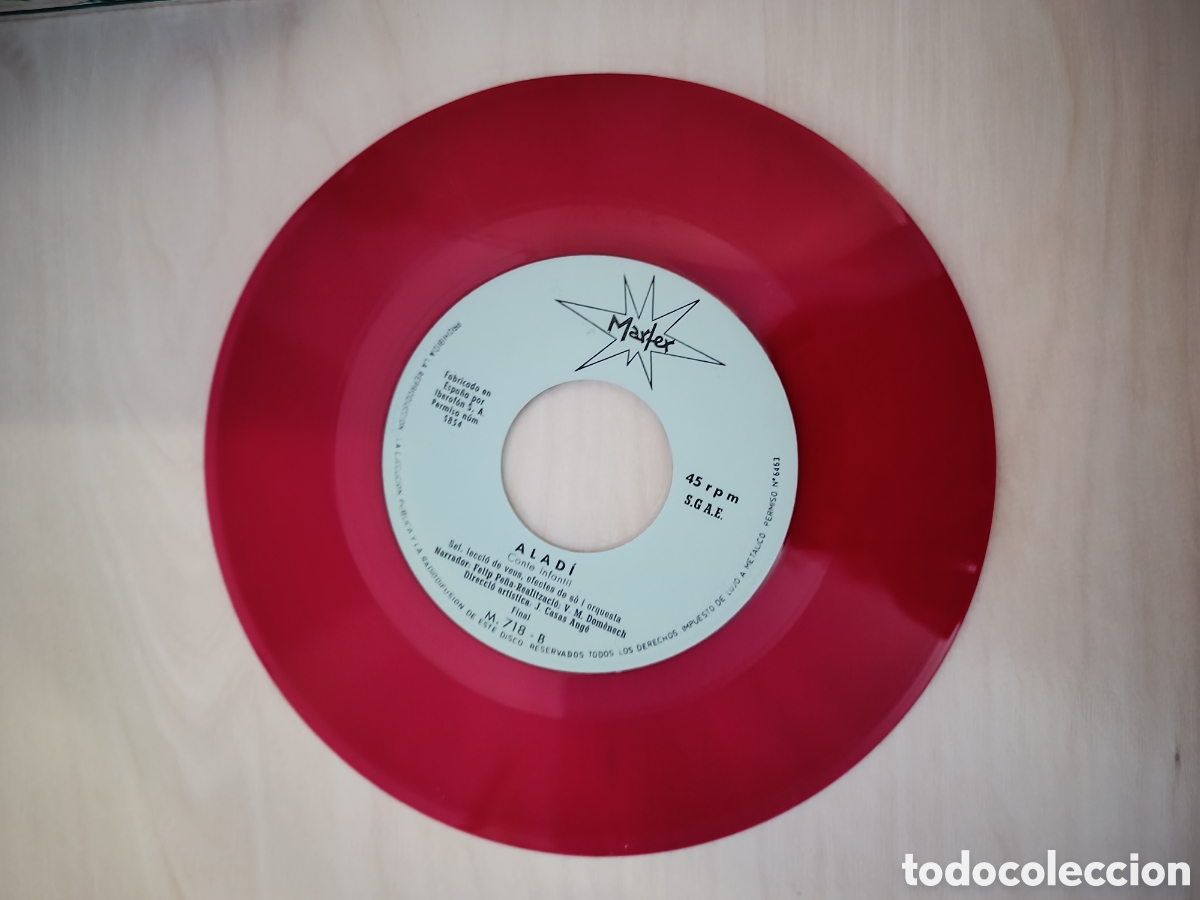 Discos de vinilo: Aladi. Cont&eacute; popular - Foto 4