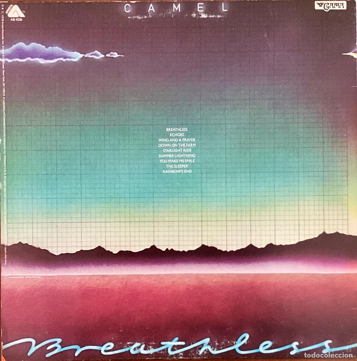 Discos de vinilo: CAMEL &mdash;&mdash;&mdash;&mdash; BREATHLESS - Foto 2
