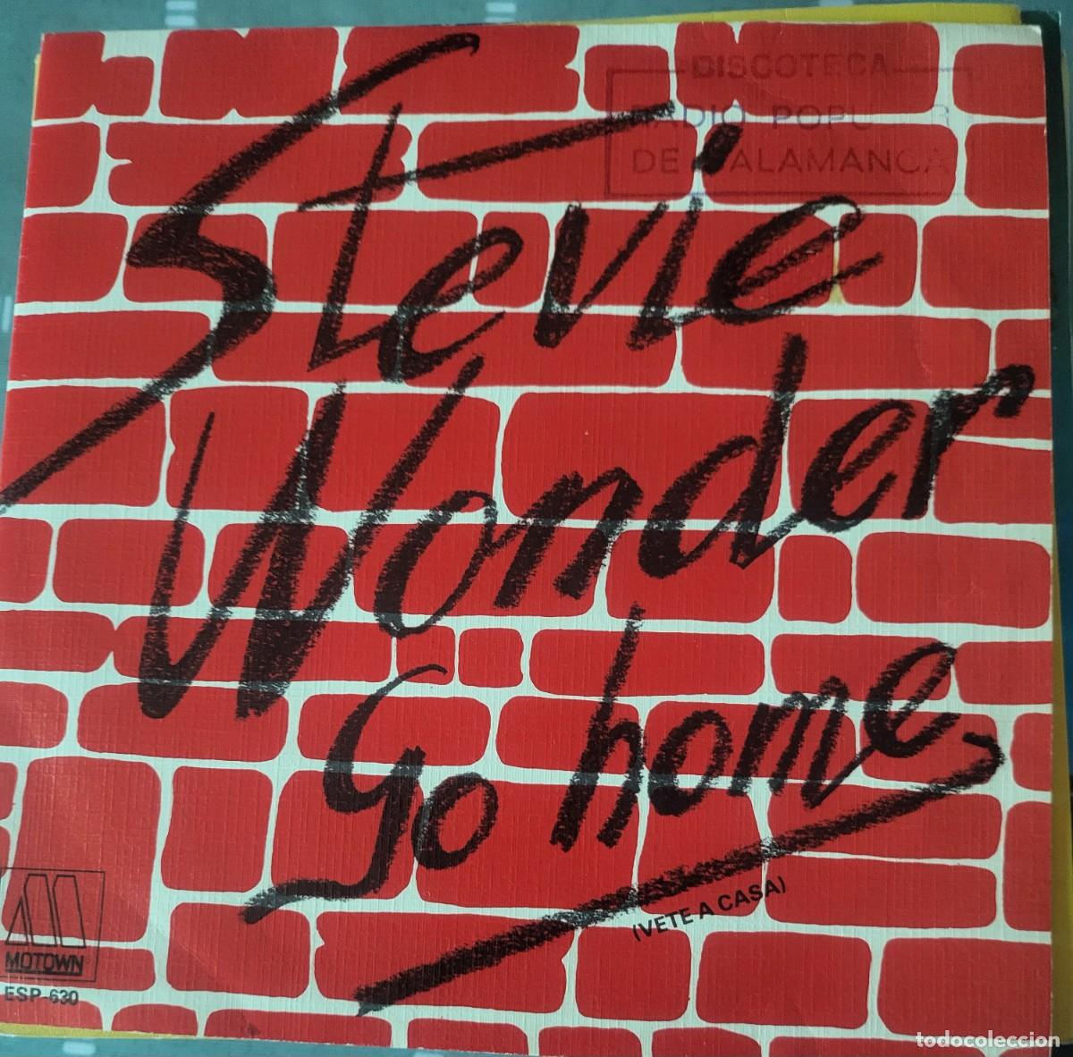 Discos de vinilo: Stevie Wonder single sello Motown editado en Espa&ntilde;a a&ntilde;o 1985 promocional...