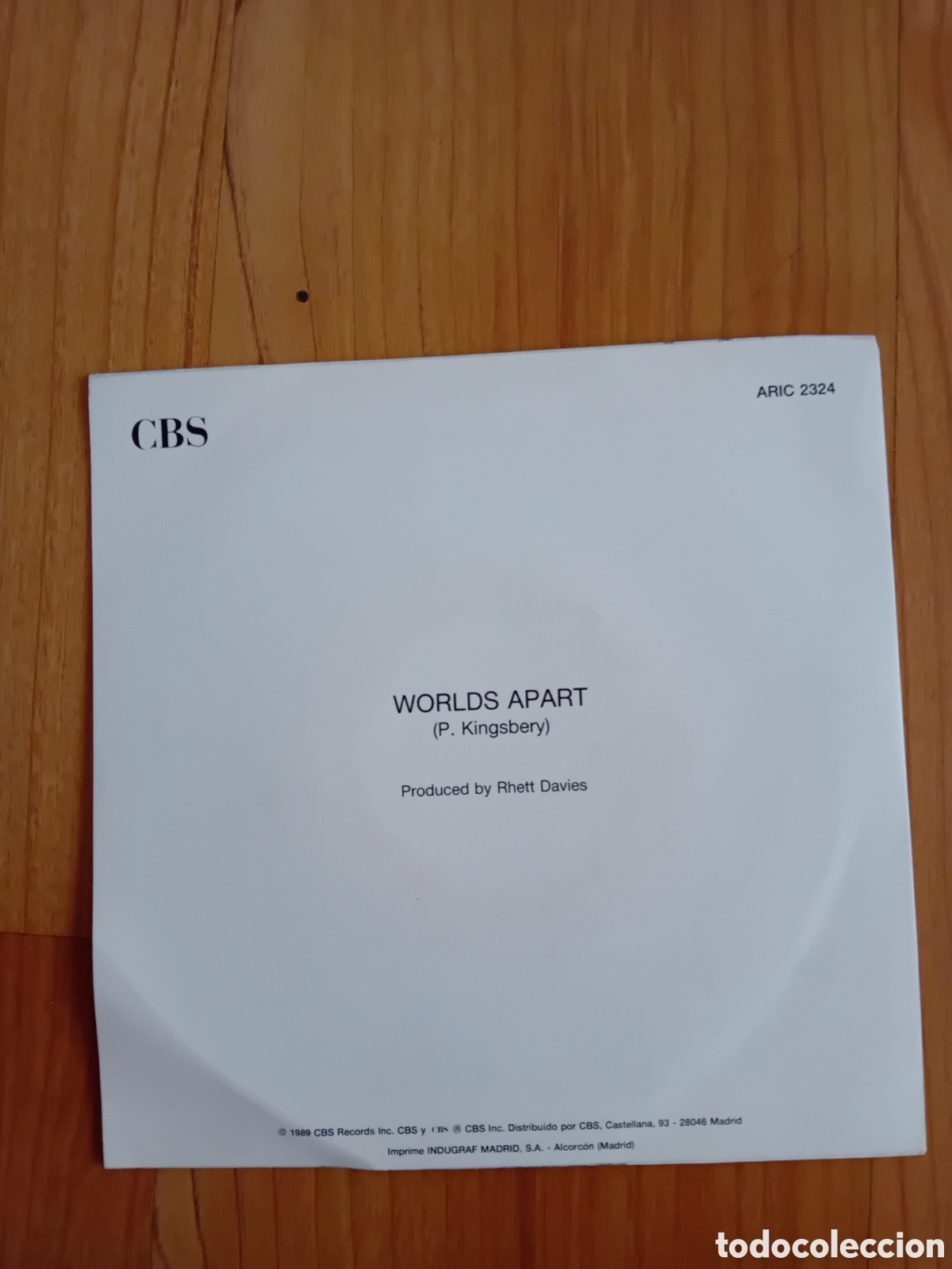 Discos de vinilo: COCK ROBIN. WORLDS APART - Foto 2