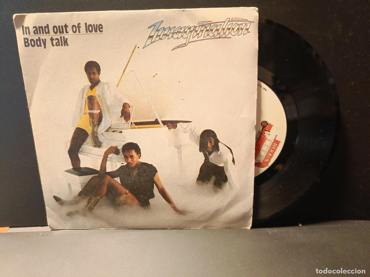 Discos de vinilo: imagination in and of love / body talk single 1982 spain pepeto