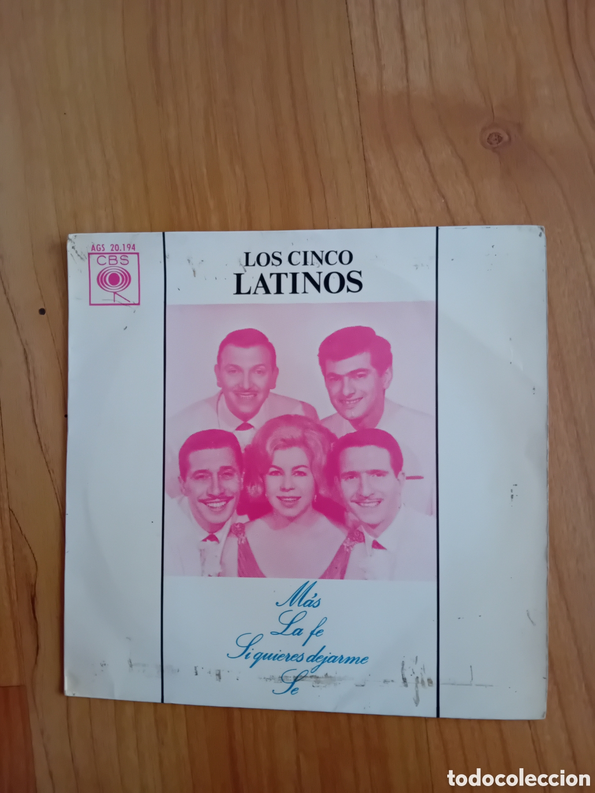 Discos de vinilo: LOS CINCO LATINOS. LUCIO MILENA. MAS. LA FE. SI QUIERES DEJARME. SE