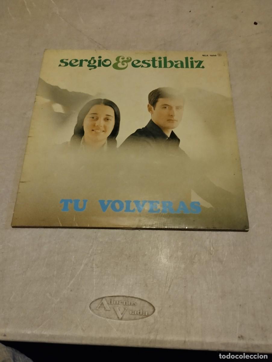 Discos de vinilo: SERGIO Y ESTIBALIZ LP TU VOLVERAS PORTADA ABIERTA