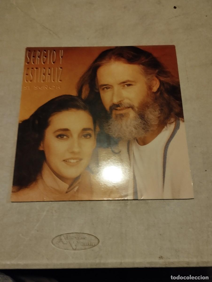 Discos de vinilo: SERGIO Y ESTIBALIZ LP SI SE&Ntilde;OR - Foto 1