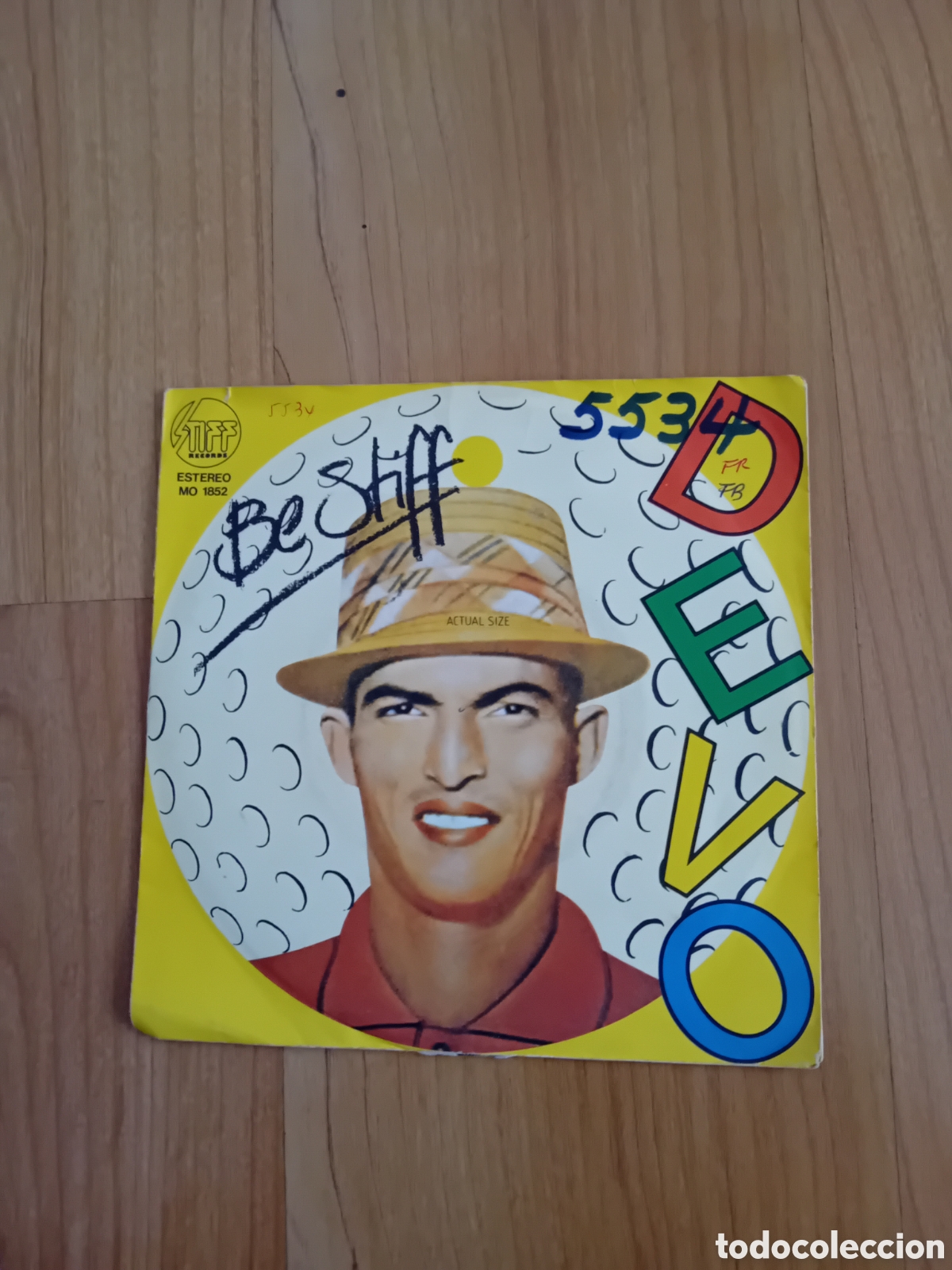 Discos de vinilo: DEVO. BE STIFF. SOCIAL FOOLS