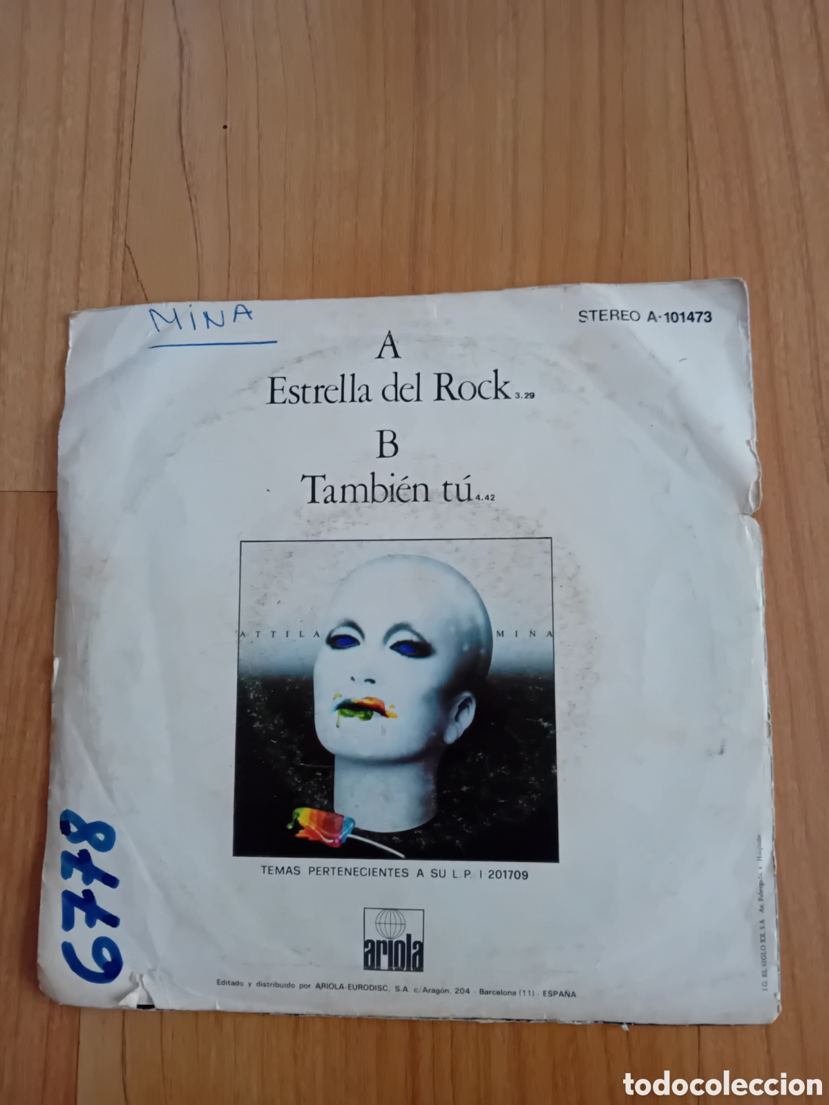 Discos de vinilo: MINA. ESTRELLA DEL ROCK. - Foto 2