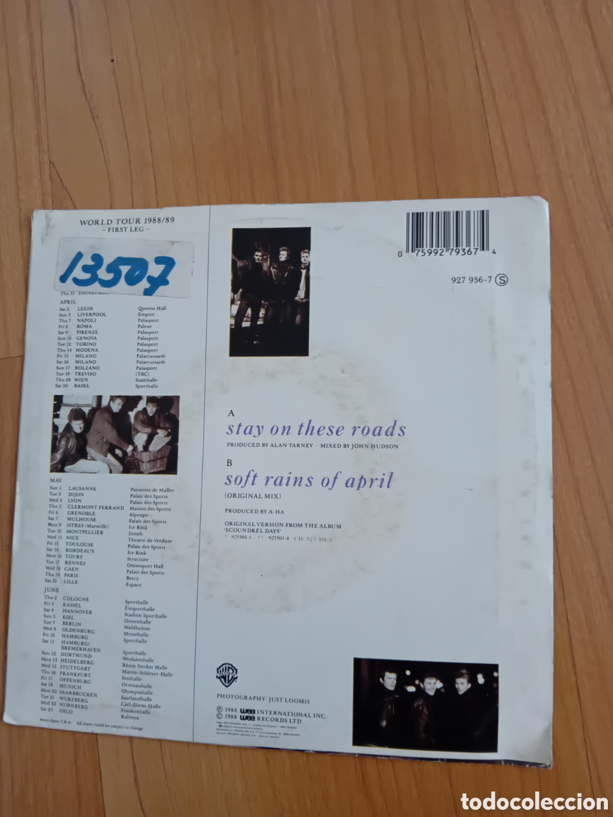 Discos de vinilo: A-HA. STAY ON THE ROADS - Foto 2