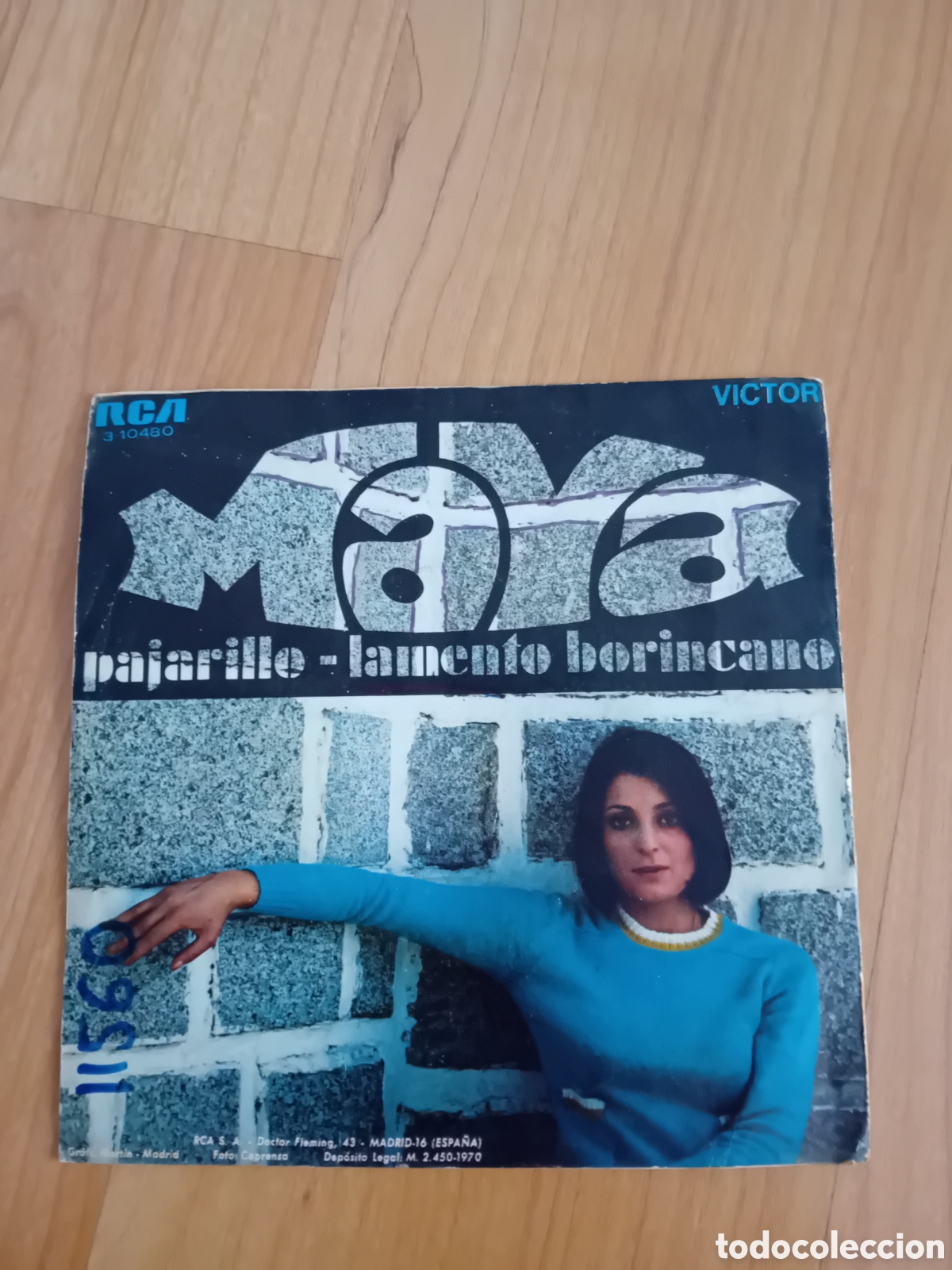 Discos de vinilo: MAYA. PAJARILLO. LAMENTO BORINCANO - Foto 2