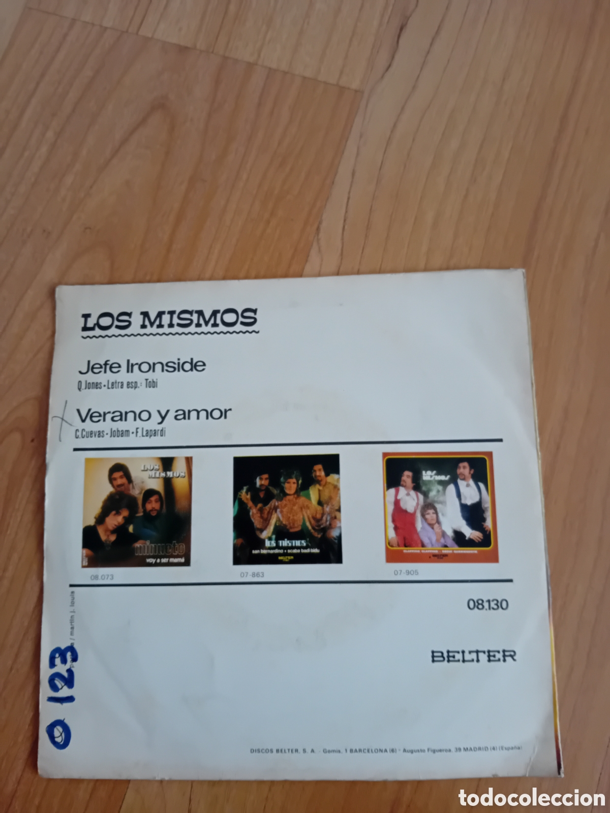 Discos de vinilo: LOS MISMOS. JEFE IRONSIDE - Foto 2
