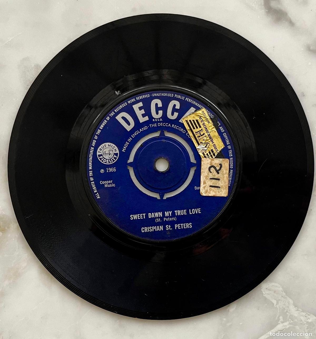 Discos de vinilo: CRISPIAN ST PETERS. SWEET DAWN MY TRUE LOVE. SINGLE ORIGINAL UK 1966