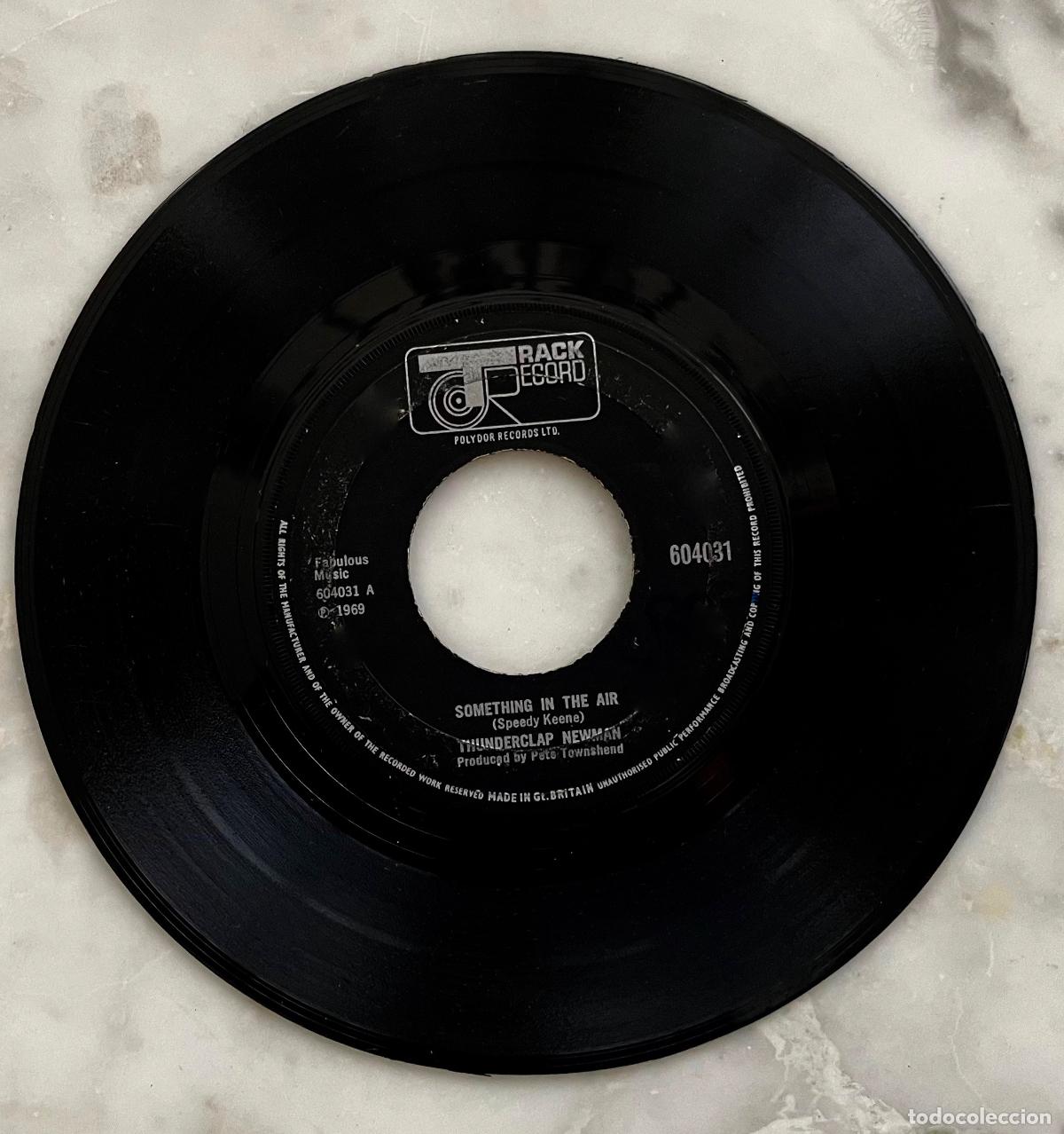 Discos de vinilo: THUNDERCLAP NEWMAN. SOMETHING IN THE AIR. SINGLE ORIGINAL UK PRODUCIDO POR PETE TOWNSHEND