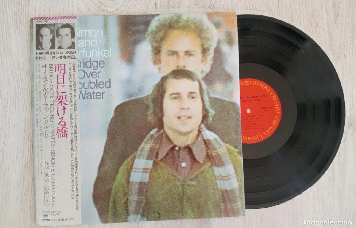 Discos de vinilo: Simon And Garfunkel- LP &ndash; Bridge Over Troubled Water - OBI & INSERT - Japan