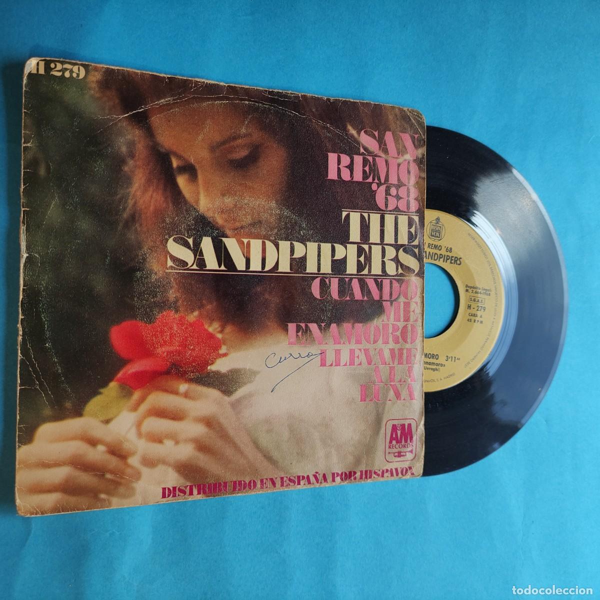 Discos de vinilo: THE SANDPIPERS . CUANDO ME ENAMORO (FESTIVAL DE SAN REMO 1958) EP LA VOZ DE SU AMO * SINGLE* juani