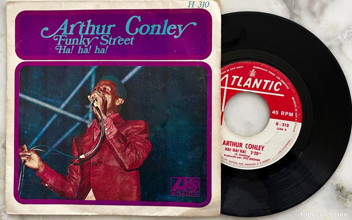 Discos de vinilo: ARTHUR CONLEY. FUNKY STREET. SINGLE ORIGINAL ESPA&Ntilde;A 1968