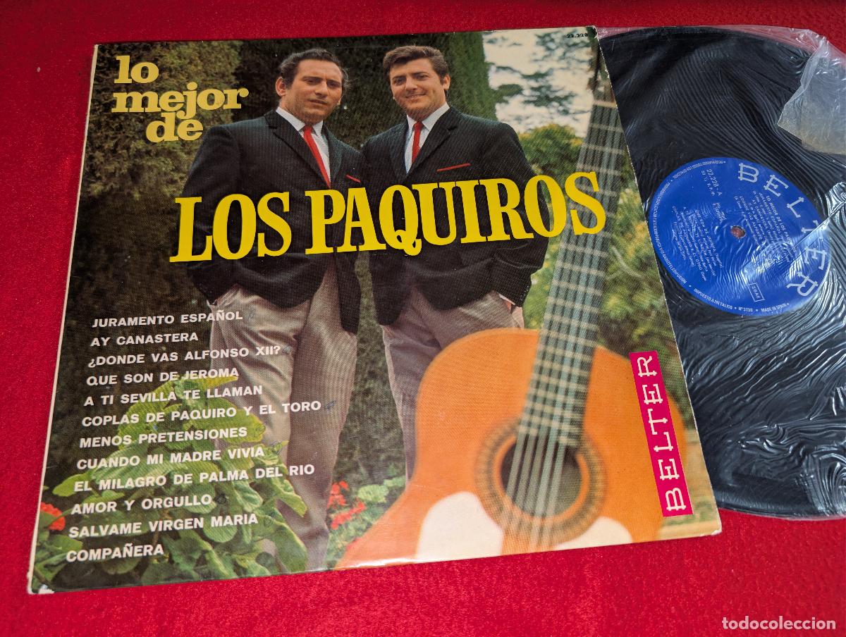 Discos de vinilo: LOS PAQUIROS Lo mejor de LP 1968 Belter