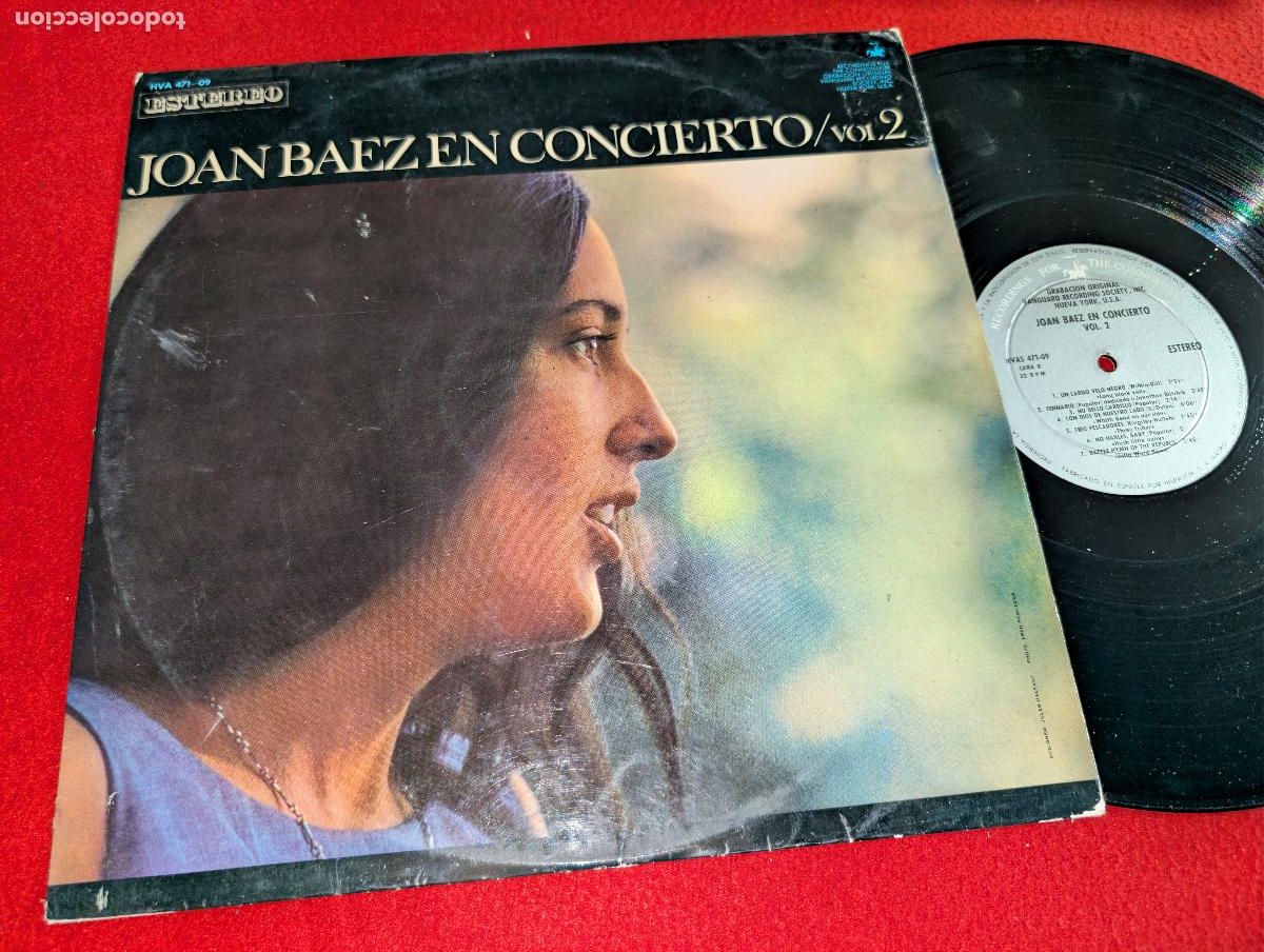Discos de vinilo: JOAN BAEZ EN CONCIERTO Vol.2 LP 1967 ESPA&Ntilde;A SPAIN
