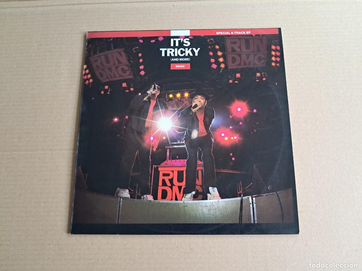 Discos de vinilo: RUN D.M.C - IT&acute;S TRICKY ( AND MORE ) MAXI SINGLE 1987 5 TEMAS EDICION ESPA&Ntilde;OLA