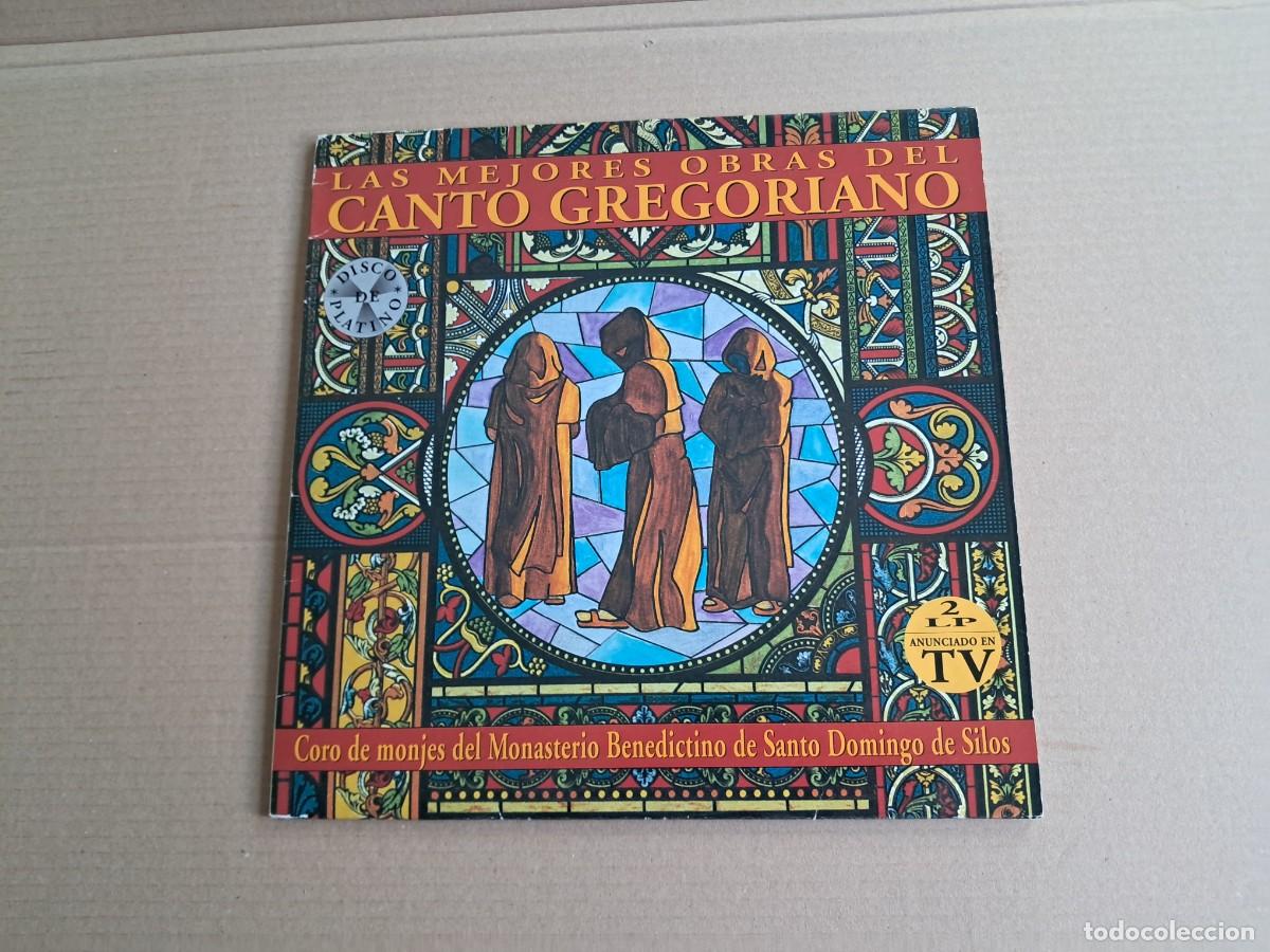 Discos de vinilo: LAS MEJORES OBRAS DEL CANTO GREGORIANO DOBLE LP 1993