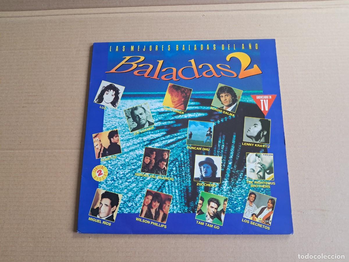 Discos de vinilo: VARIOS ARTISTAS - LAS MEJORES BALADAS 2 DEL A&Ntilde;O 1991 DOBLE LP