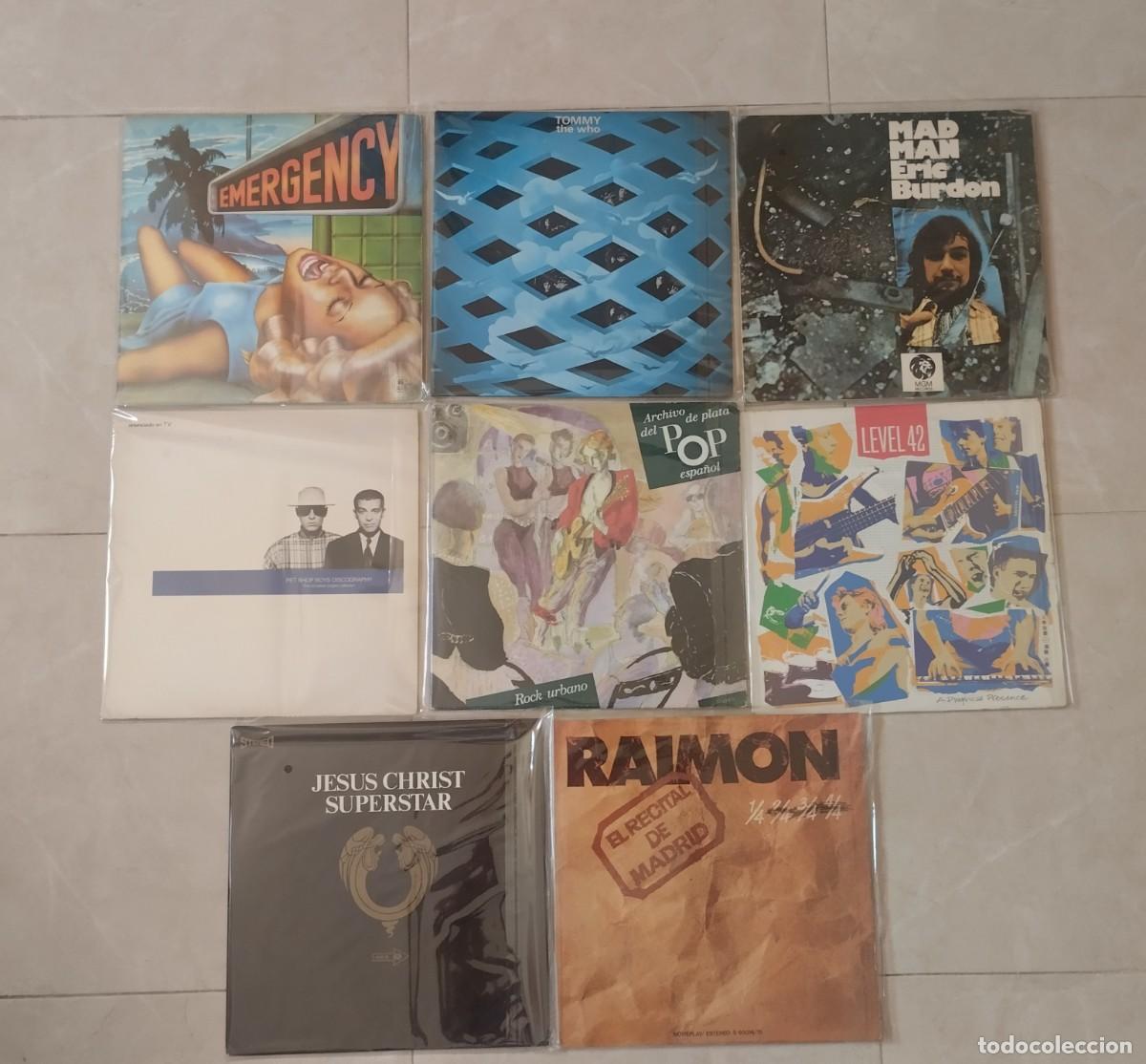 Discos de vinilo: Lote de 154 discos de vinilo, Rock prog, rock,pop, joyas rarezas, cotizados