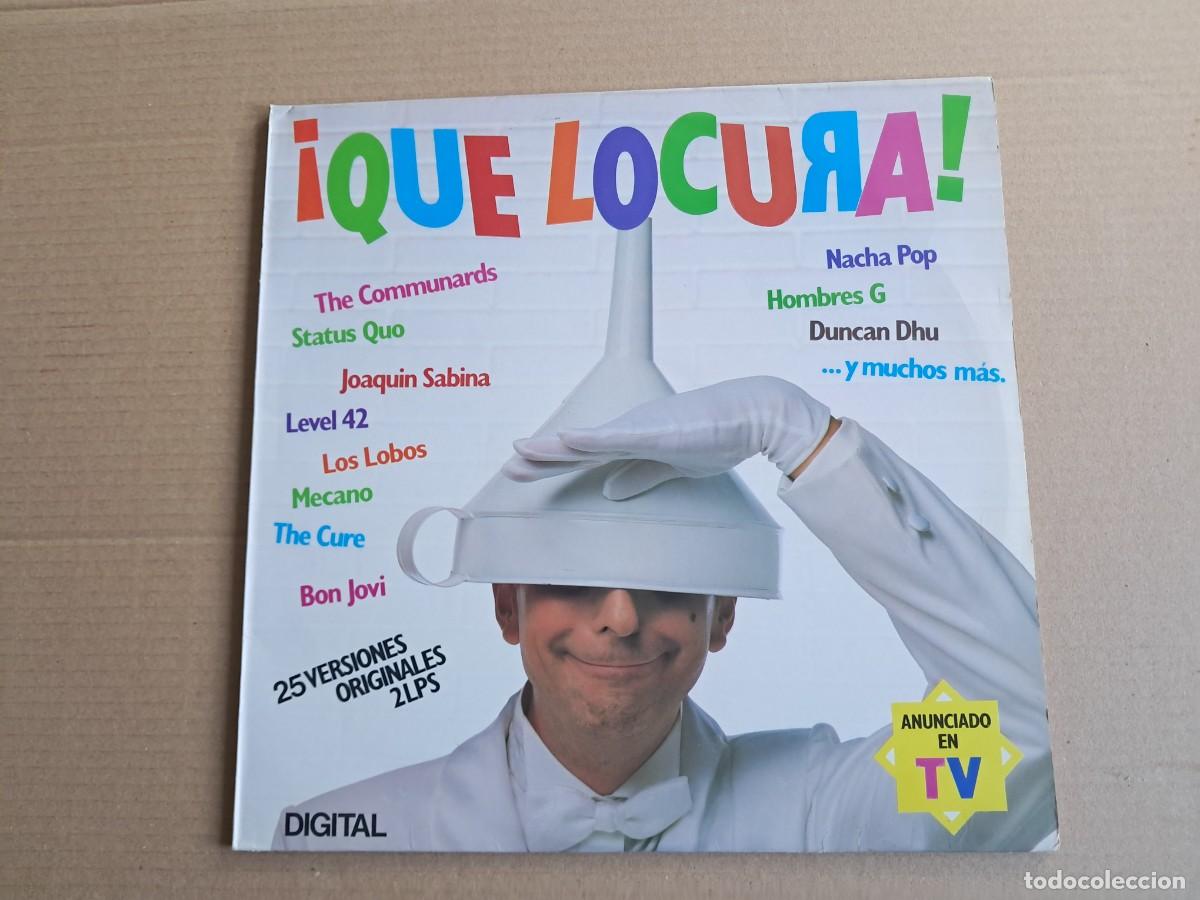 Discos de vinilo: VARIOS ARTISTAS - QUE LOCURA DOBLE LP 1987