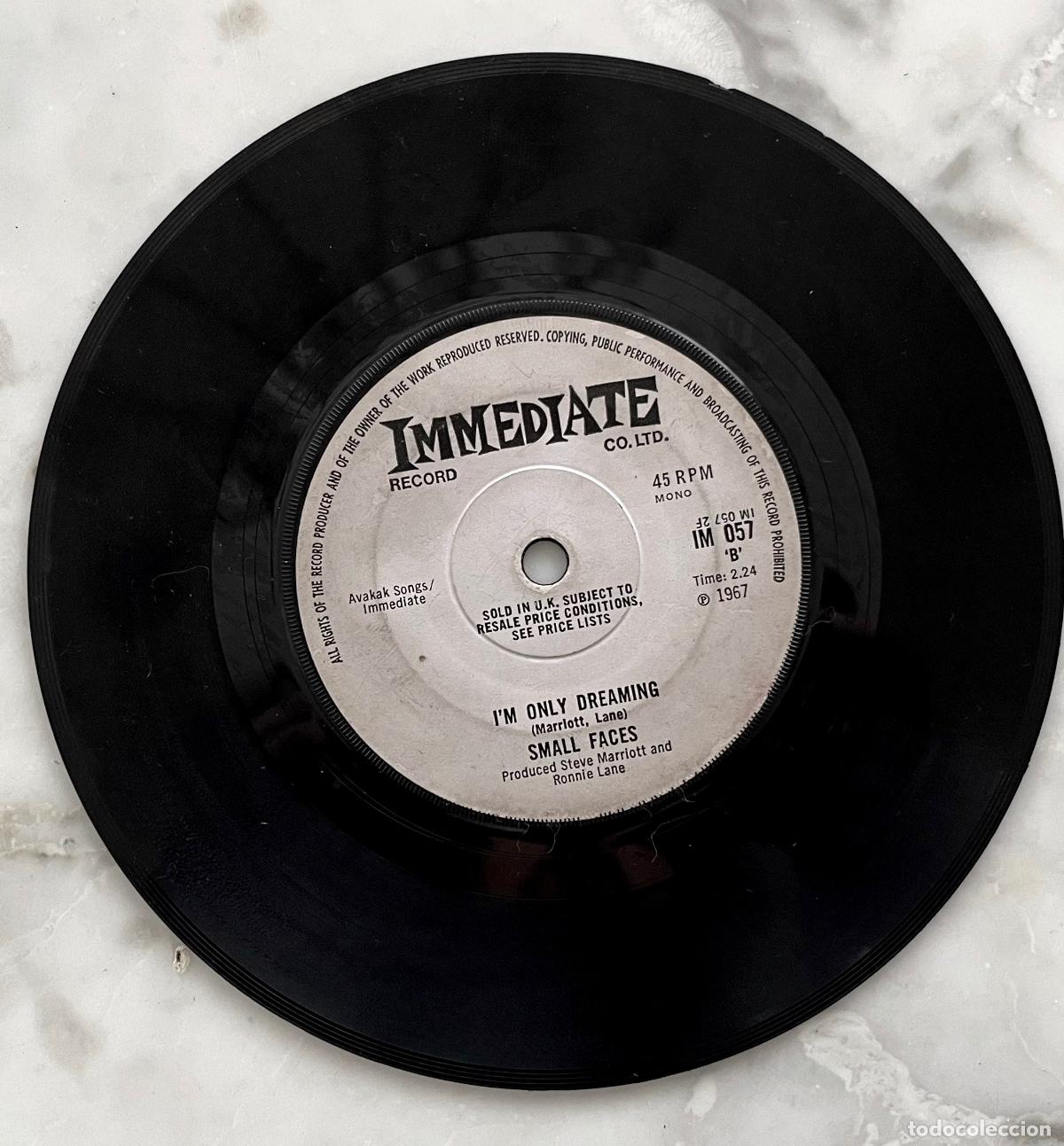 Discos de vinilo: SMALL FACES. ITCHYCOO PARK / I&acute;M ONLY DREAMING. SINGLE ORIGINAL UK. 1967