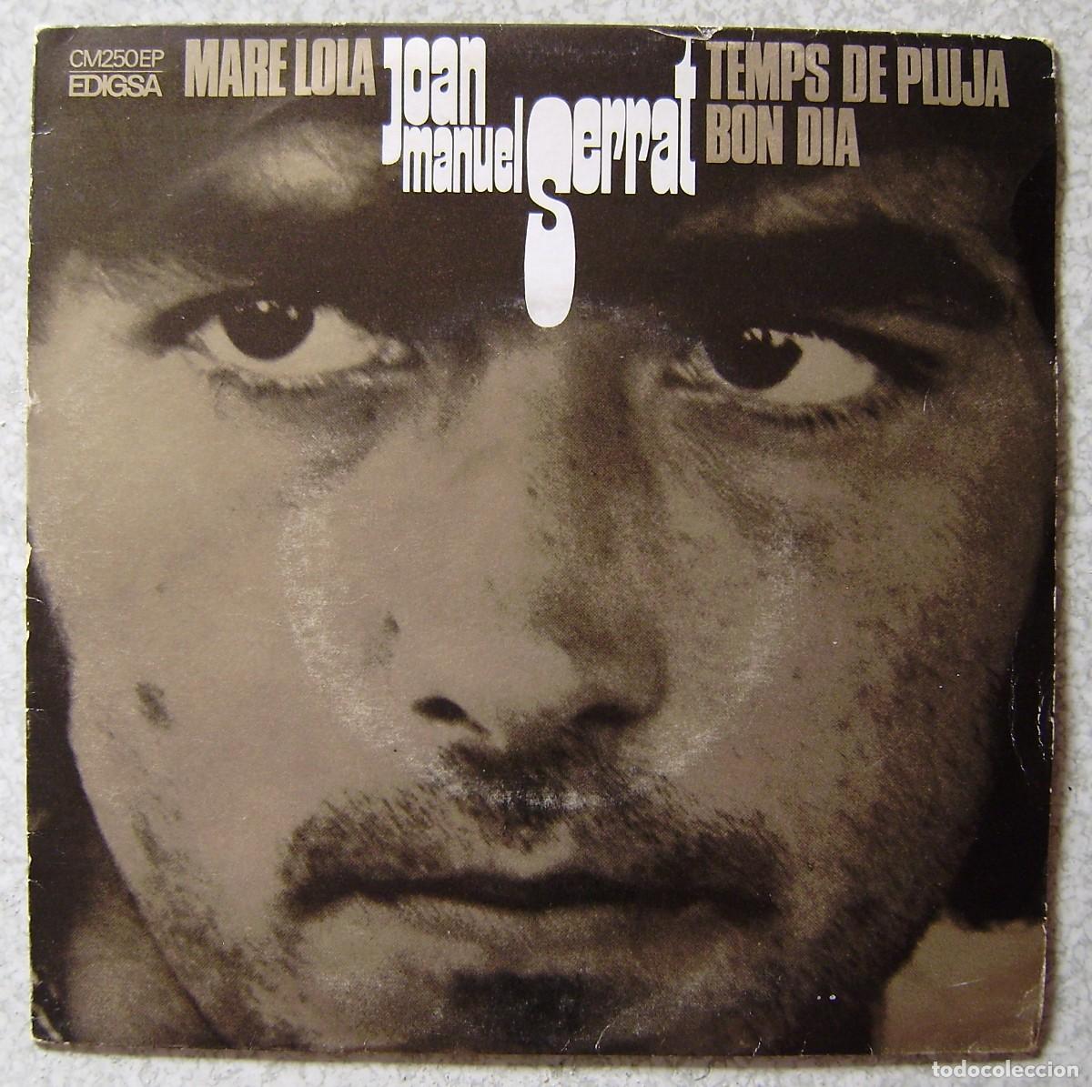 Discos de vinilo: JOAN MANUEL SERRAT.MARE LOLA + 2...EX+ - Foto 2